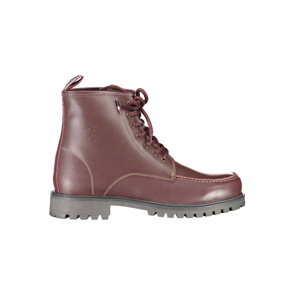 U.S. POLO ASSN. Red Leather Men's Boot