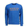 North Sails Blue Cotton Men's Sweatshirt