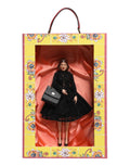 Dolce & Gabbana Black Dress Ceramic Porcelain Fashion Leather Sicily Dolls