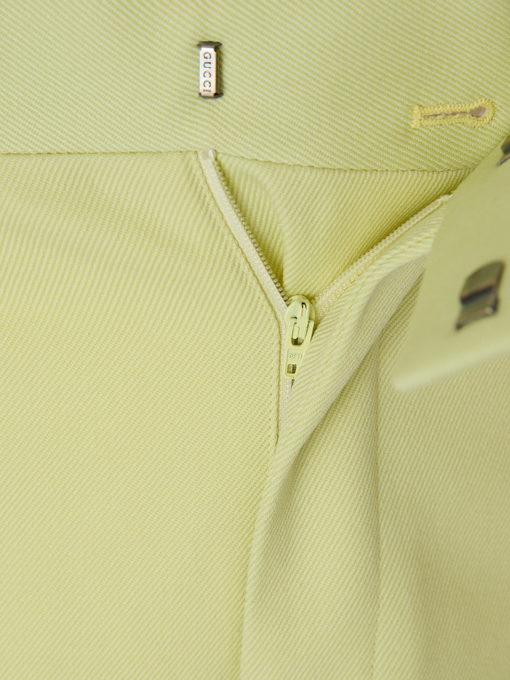 Gucci Lime Yellow Polyester Pants