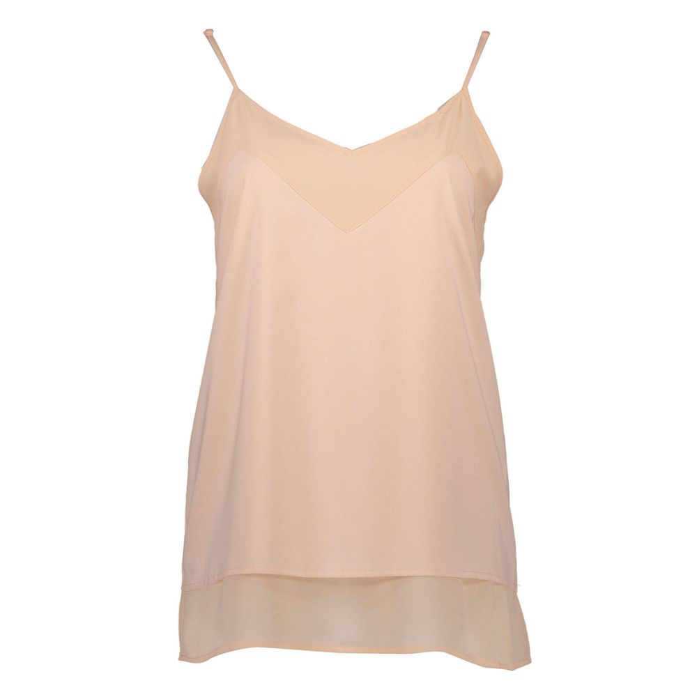 Silvian Heach Rosa Polyester Women T-Shirt