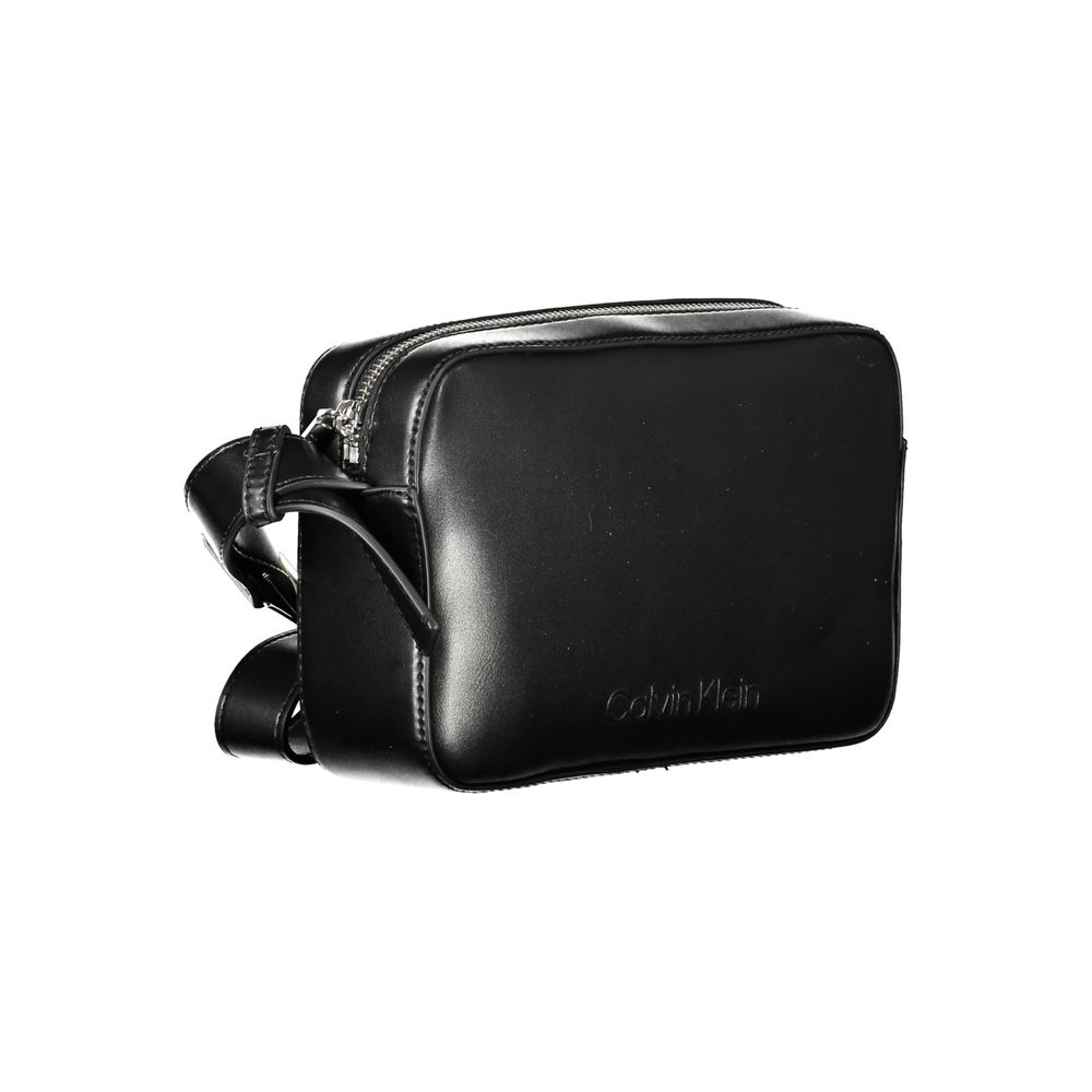 Calvin Klein Black Polyester Women Shoulder Bag