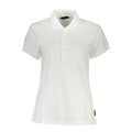 North Sails White Cotton Women Polo