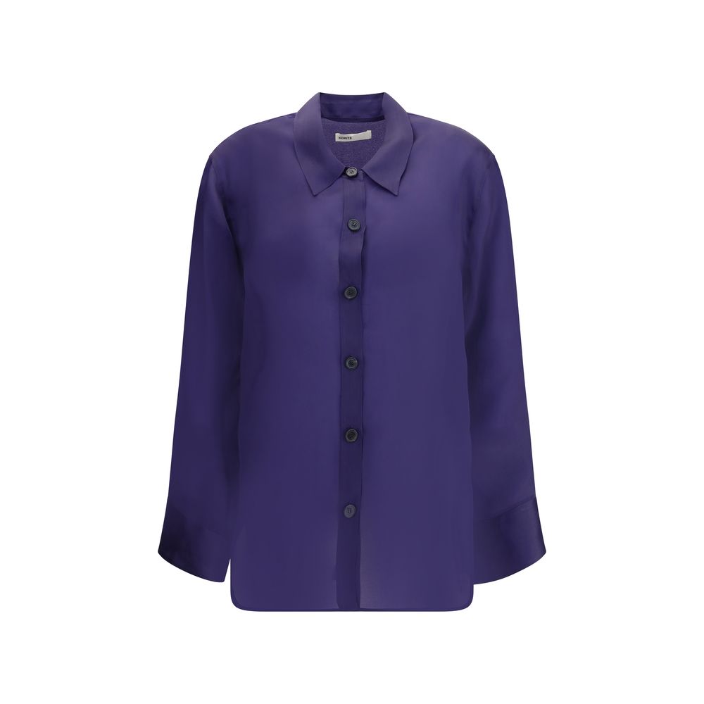 Khaite Multicolor Silk Dress Shirt