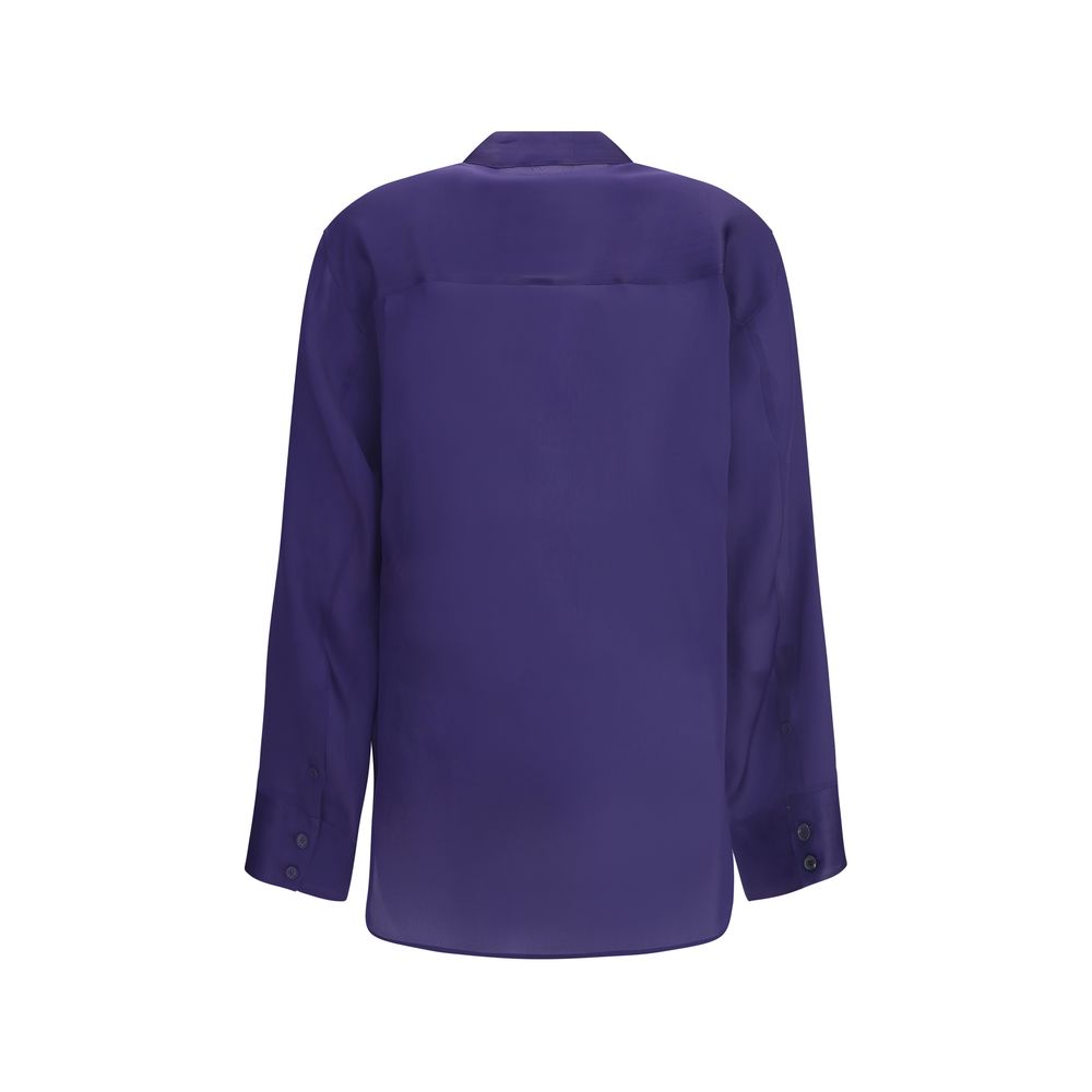 Khaite Multicolor Silk Dress Shirt