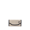 Loro Piana Beige Fabric And Leather Wallet