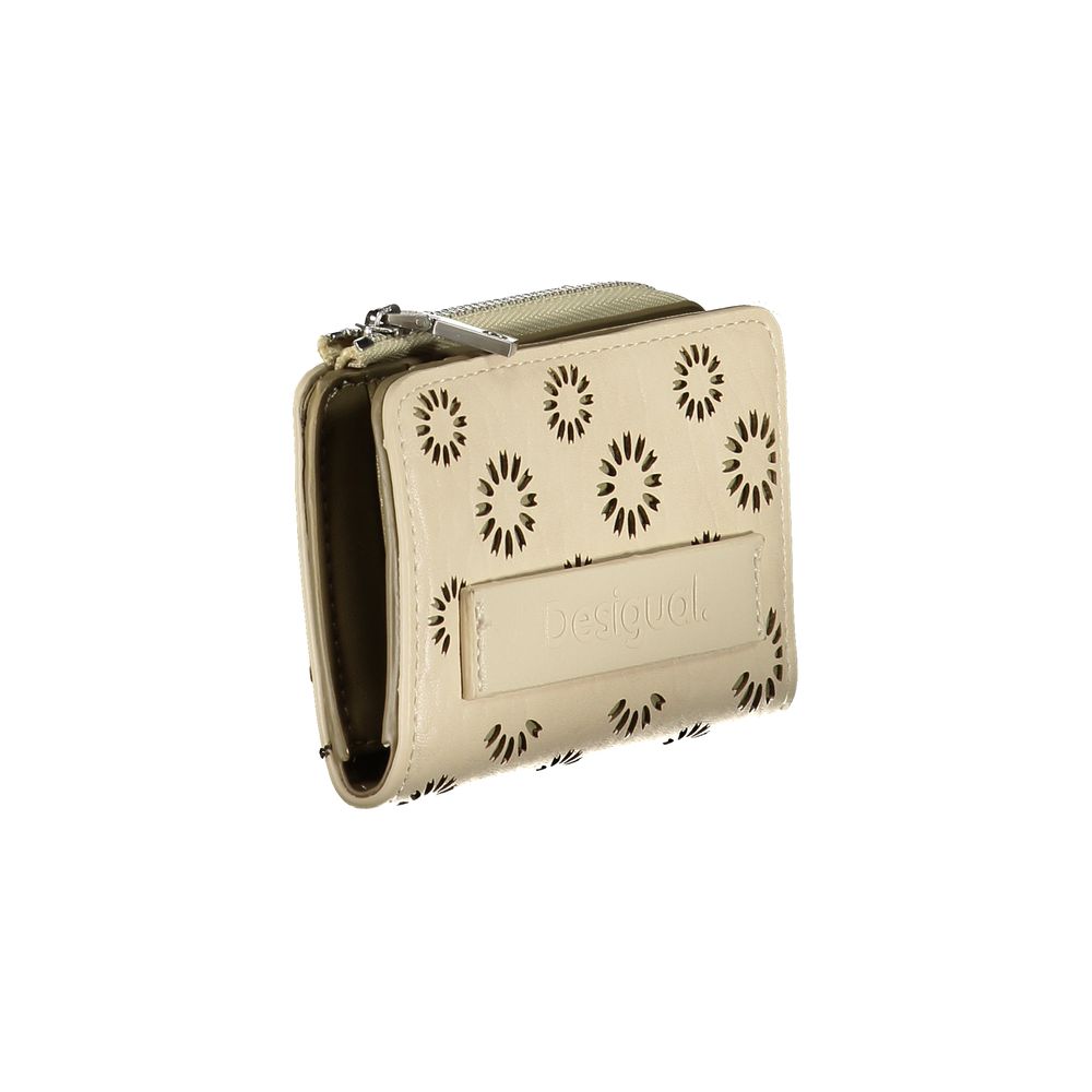 Desigual Beige Polyurethane Women Wallet