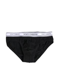 Dolce & Gabbana Black Cotton Stretch Regular Brief Underwear
