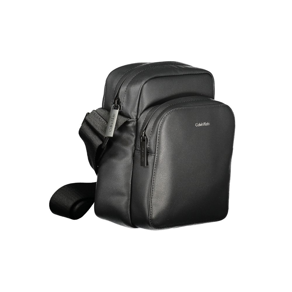 Calvin Klein Black Polyester Men Shoulder Bag