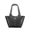 Tommy Hilfiger Black Polyurethane Women Handbag