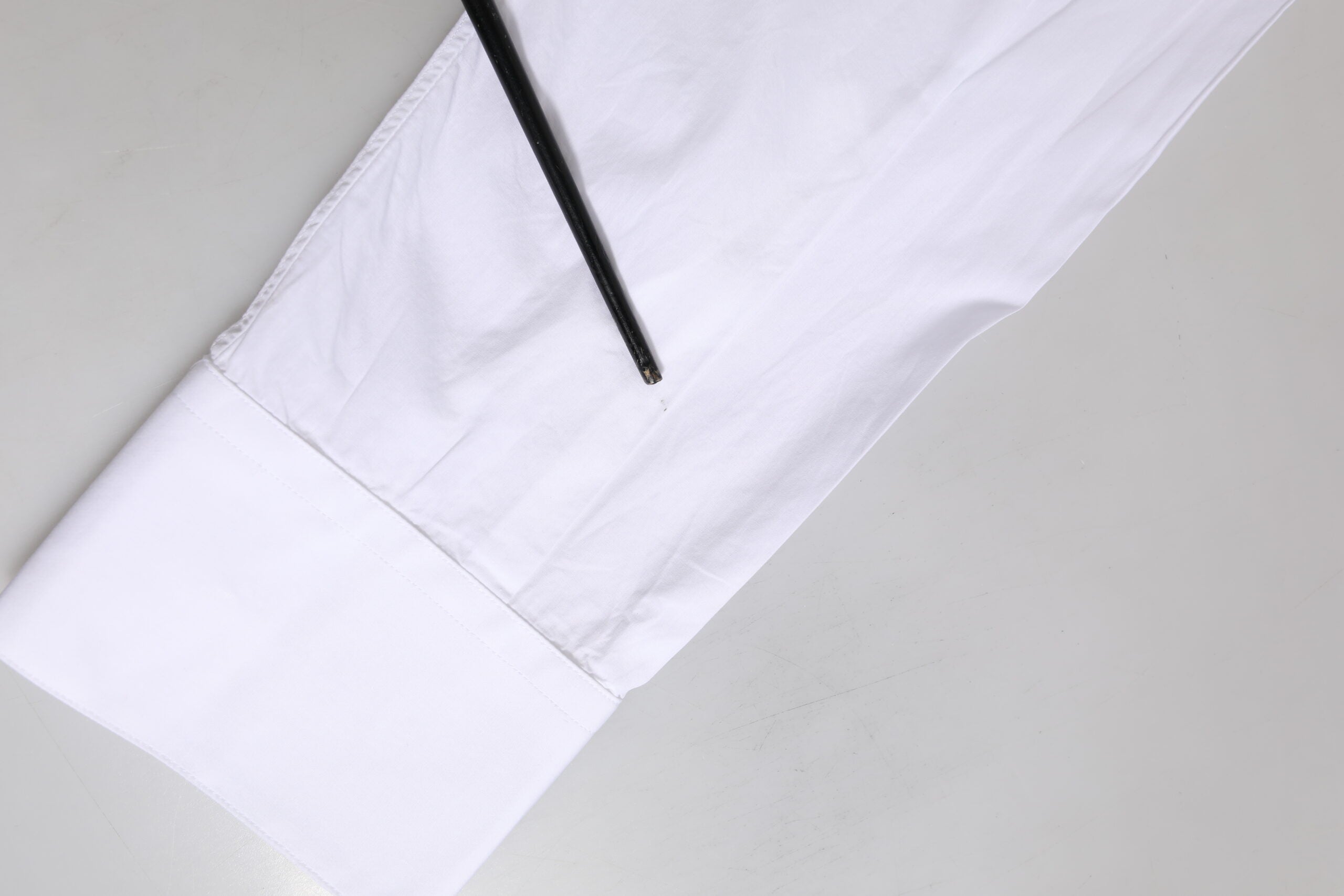 Dolce & Gabbana White GOLD Cotton Poplin Dress Formal Shirt