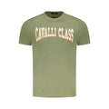 Cavalli Class Verde Cotton Men T-Shirt