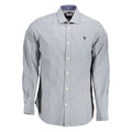 U.S. POLO ASSN. Azzurro Cotton Men's Shirt