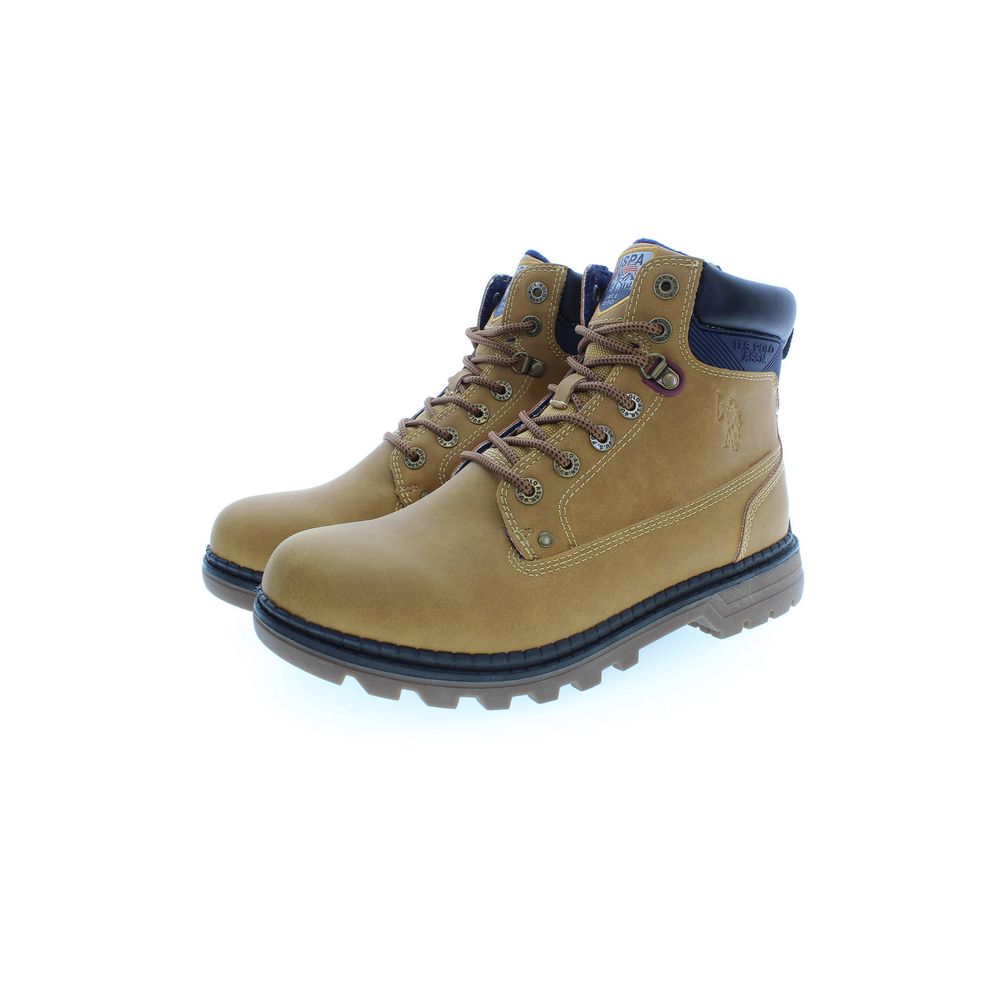 U.S. POLO ASSN. Beige Synthetic Men's Boot