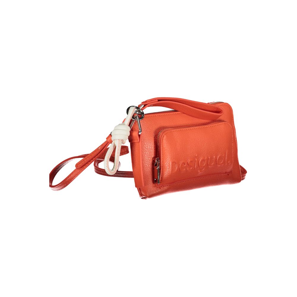 Desigual Rosa Poliuretano Women Shoulder Bag