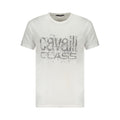 Cavalli Class Bianco Cotton Men T-Shirt