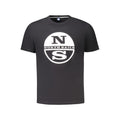 North Sails Black Cotton Men's T-Shirt
