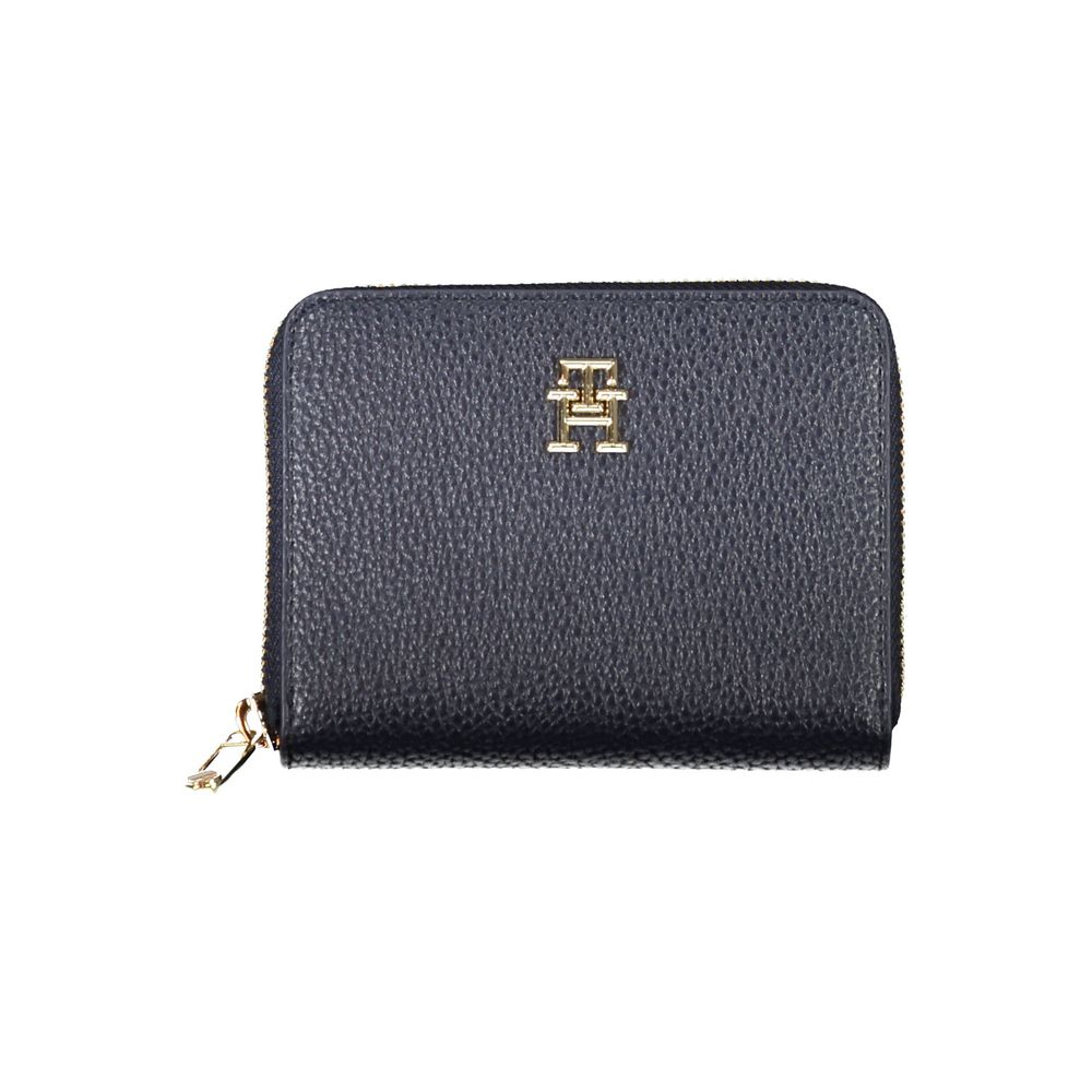 Tommy Hilfiger Blue Polyurethane Women Wallet