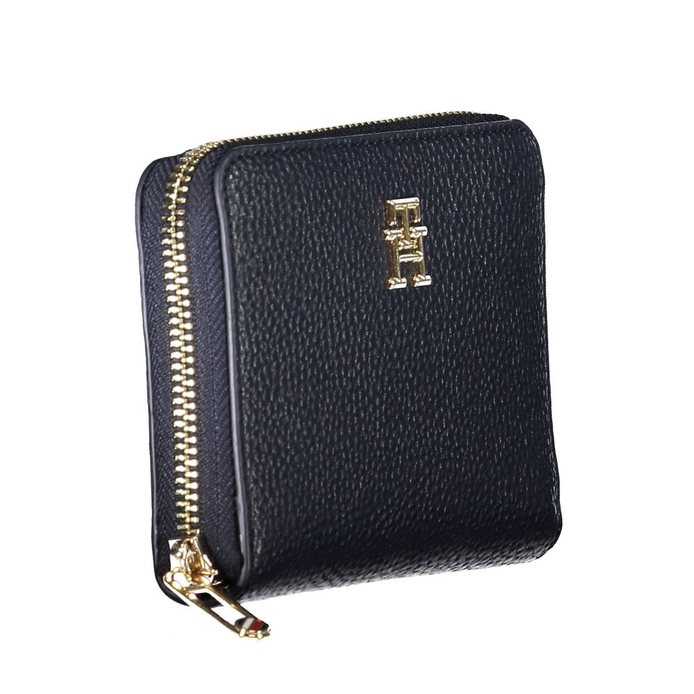 Tommy Hilfiger Blue Polyurethane Women Wallet