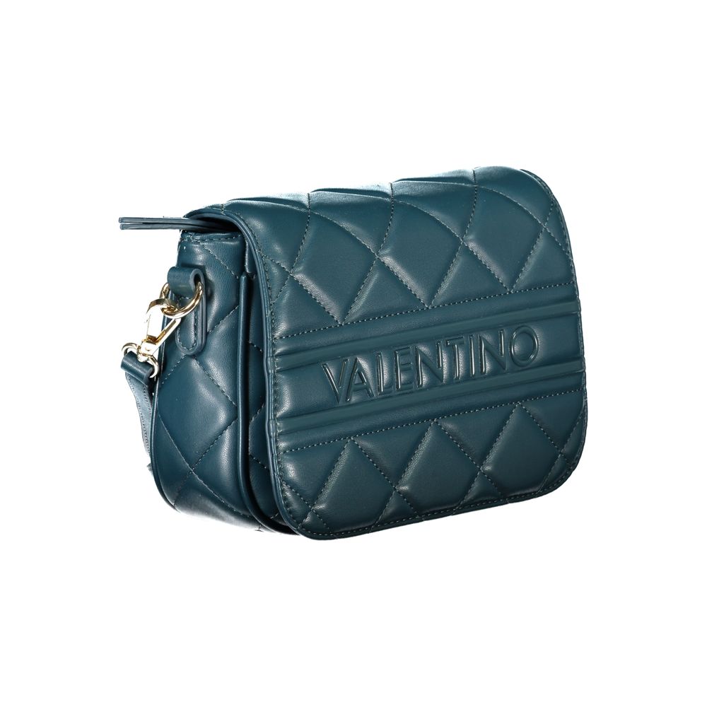 Mario Valentino Verde Polyurethane Women's Bag With Adjustable Shoulder Strap