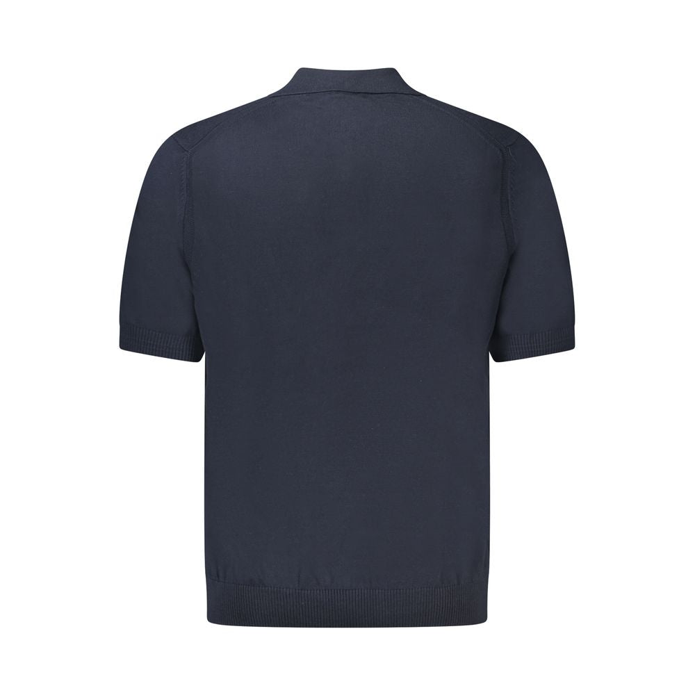 Hugo Boss Blu Cotton Mens Sweater