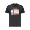 Napapijri Black Cotton Men's T-Shirt