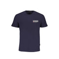 Napapijri Blue Organic Cotton Men T-Shirt