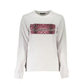 Cavalli Class White Cotton Women Sweatshirt