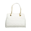 Mario Valentino White Polyurethane Women's Bag with Handles