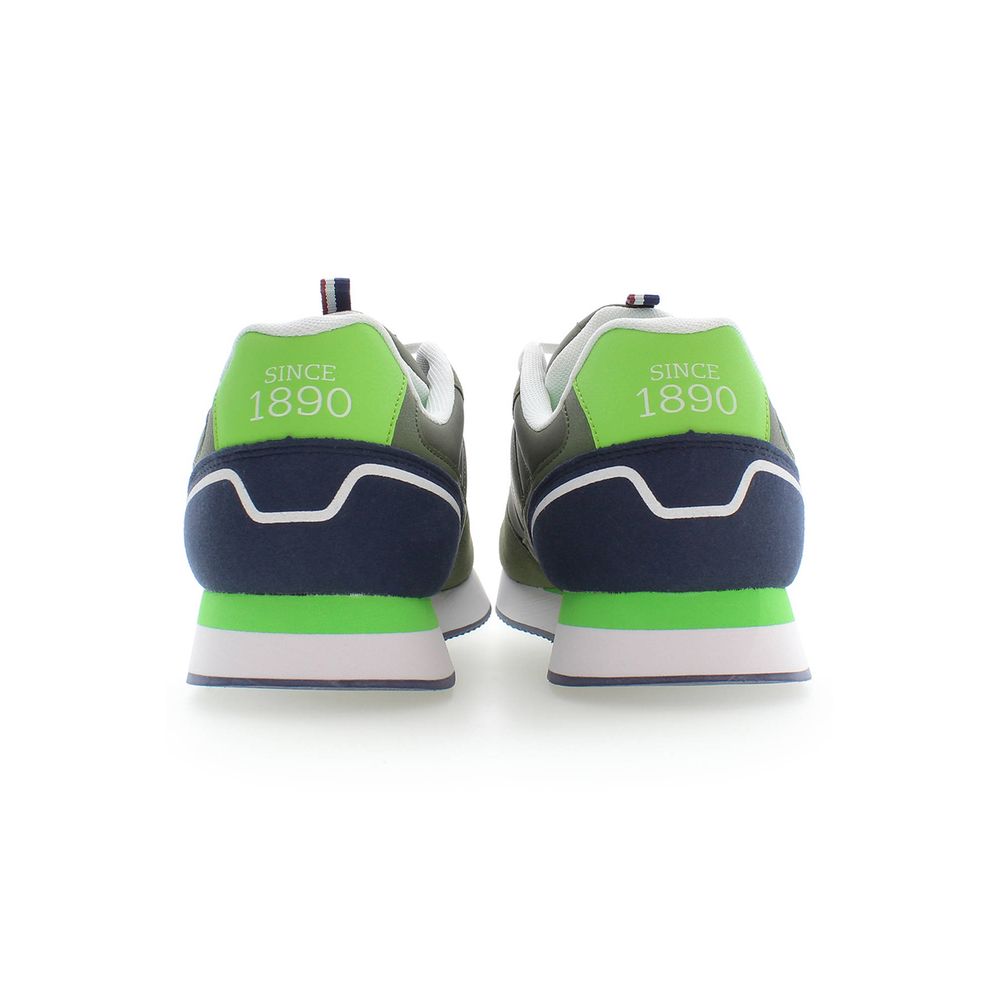 U.S. POLO ASSN. Green Polyester Men's Sneaker