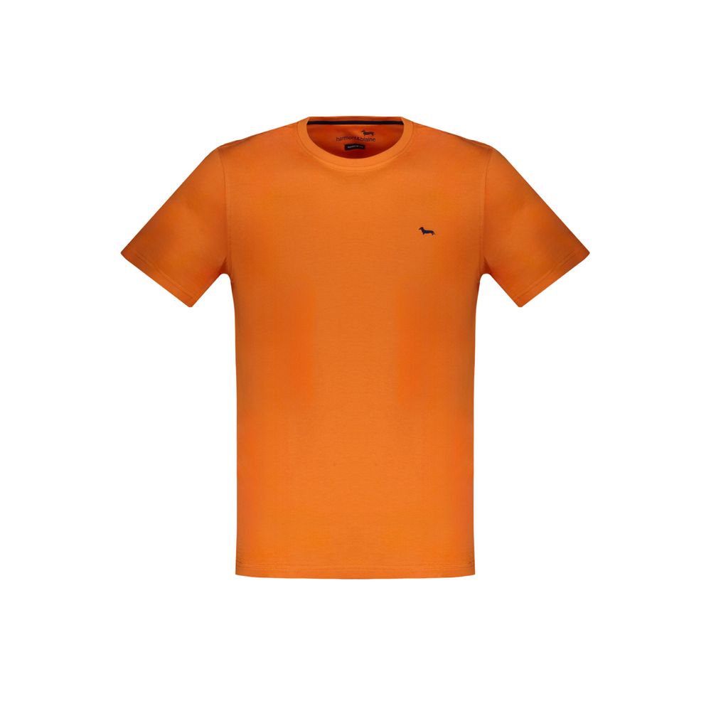 Harmont & Blaine Arancione Cotton Men T-Shirt