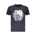 Cavalli Class Blu Cotton Men T-Shirt