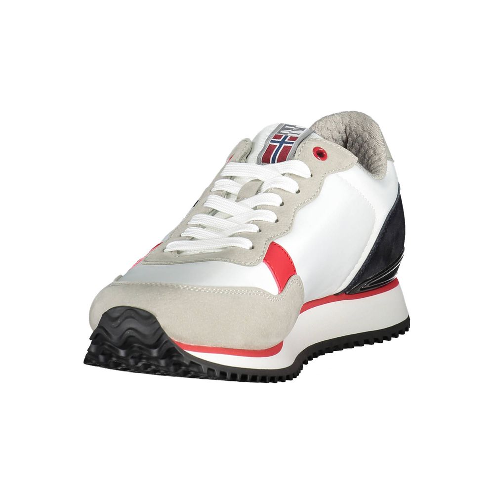Napapijri Bianco Polyester Men Sneaker
