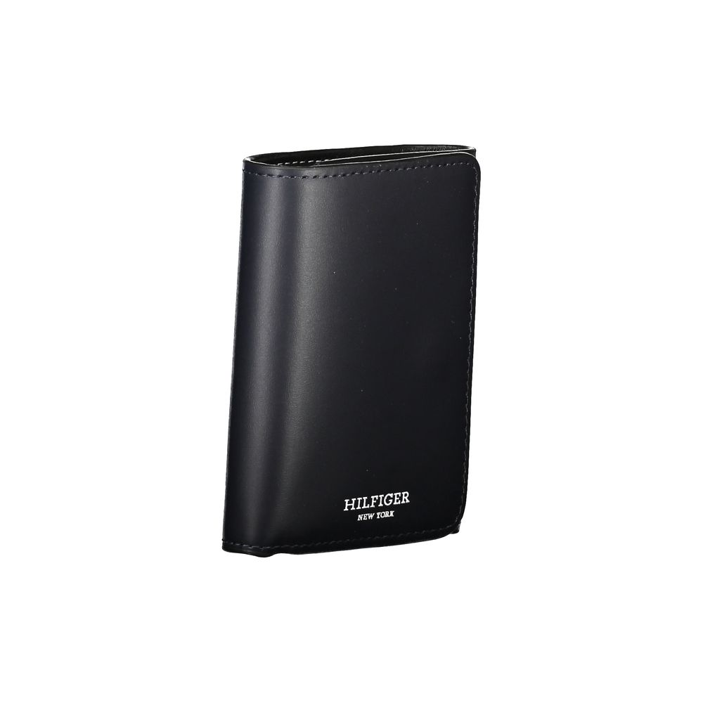 Tommy Hilfiger Blue Leather Men Wallet