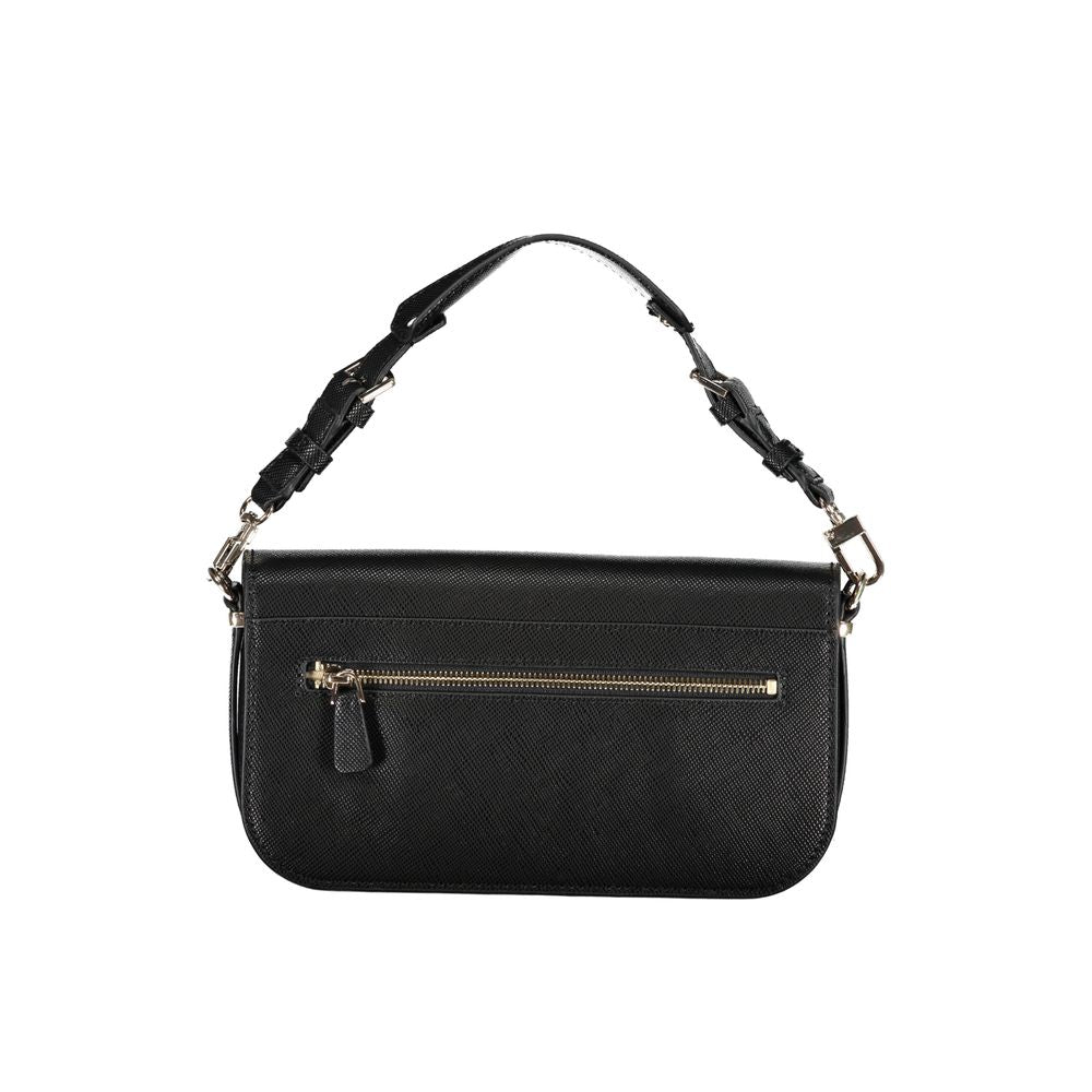 Guess Jeans Nero Poliuretano Woman Handbag