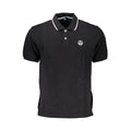 North Sails Black Cotton Men's Polo Shirt
