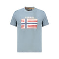 Napapijri Grigio Cotton Men T-Shirt