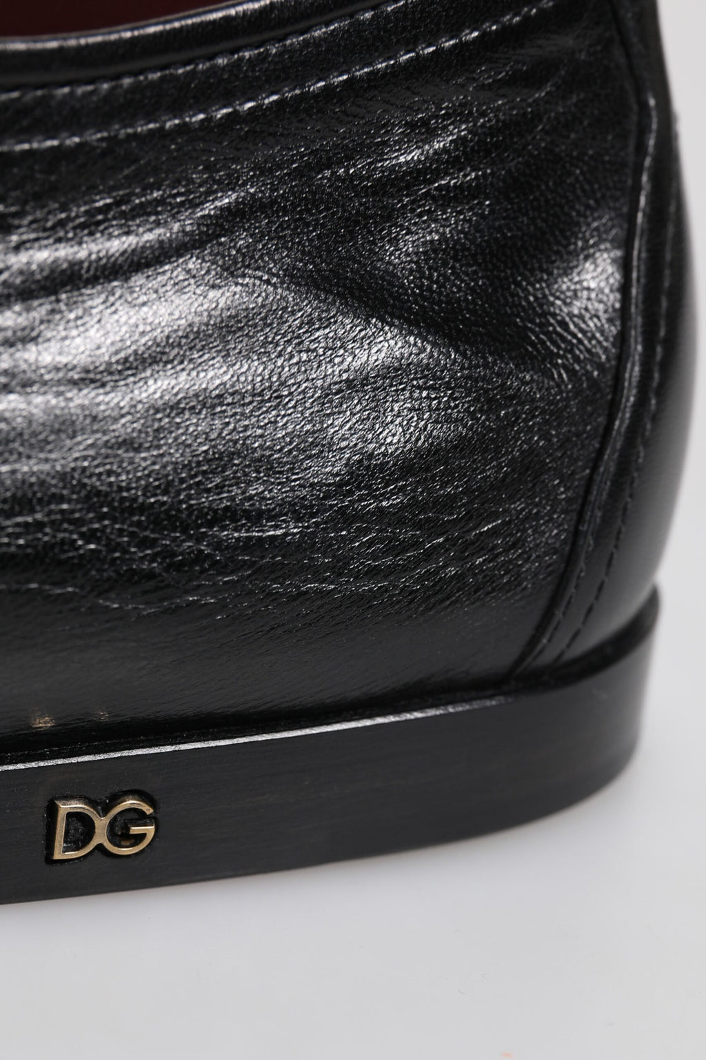 Dolce & Gabbana Black Leather Lace Up Derby Dress Formal Shoes