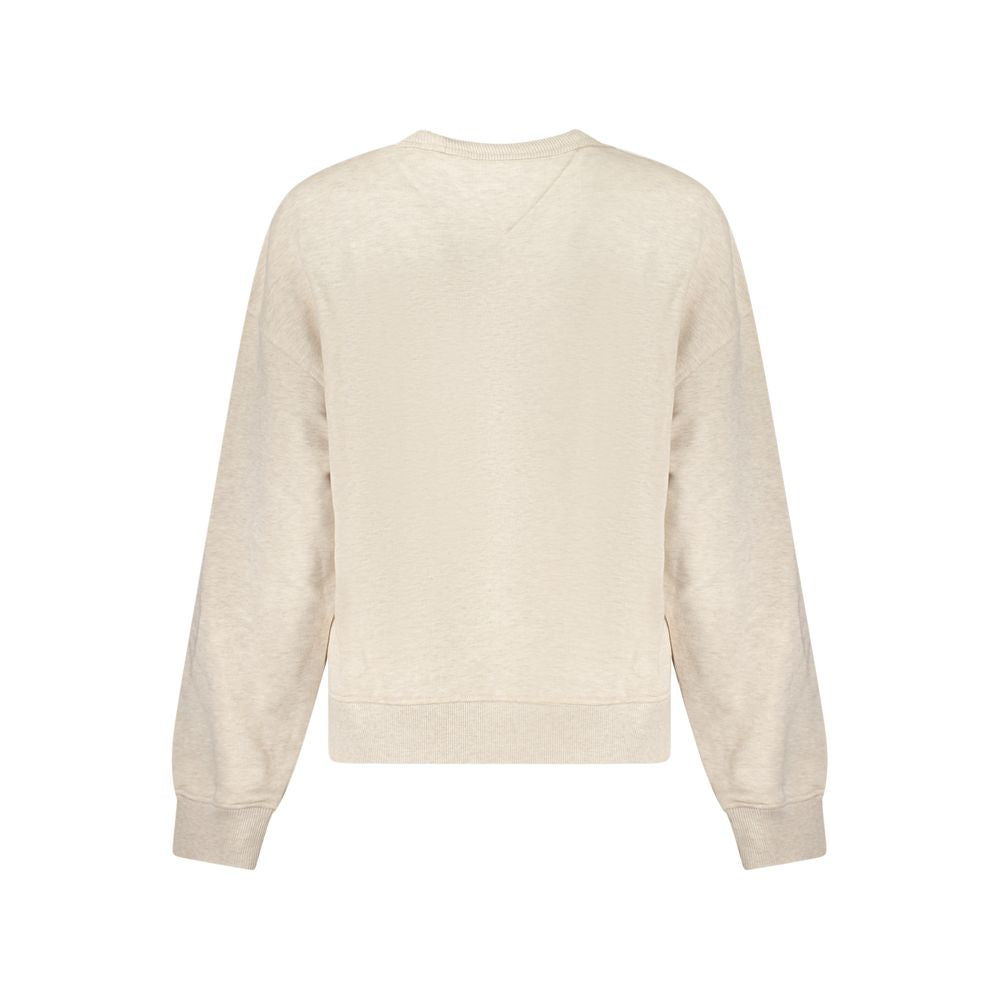 Tommy Hilfiger Beige Cotton Women Sweatshirt