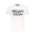 Cavalli Class Bianco Cotton Men T-Shirt