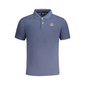 North Sails Blue Cotton Men Polo Shirt