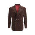 Brunello Cucinelli Brown Cotton Jackets And Coat