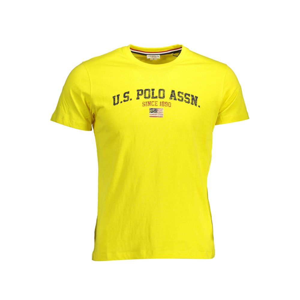 U.S. POLO ASSN. Yellow Cotton Men's T-Shirt