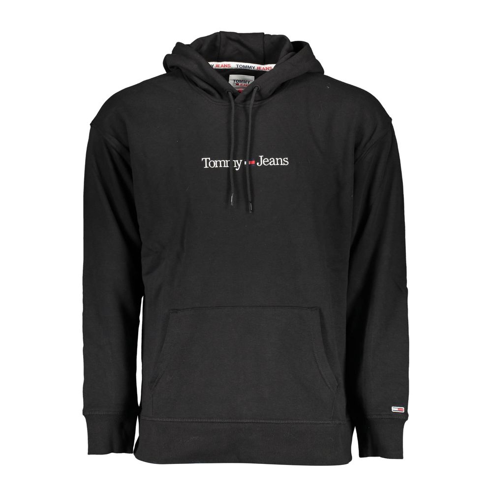 Tommy Hilfiger Black Cotton Men Sweatshirt