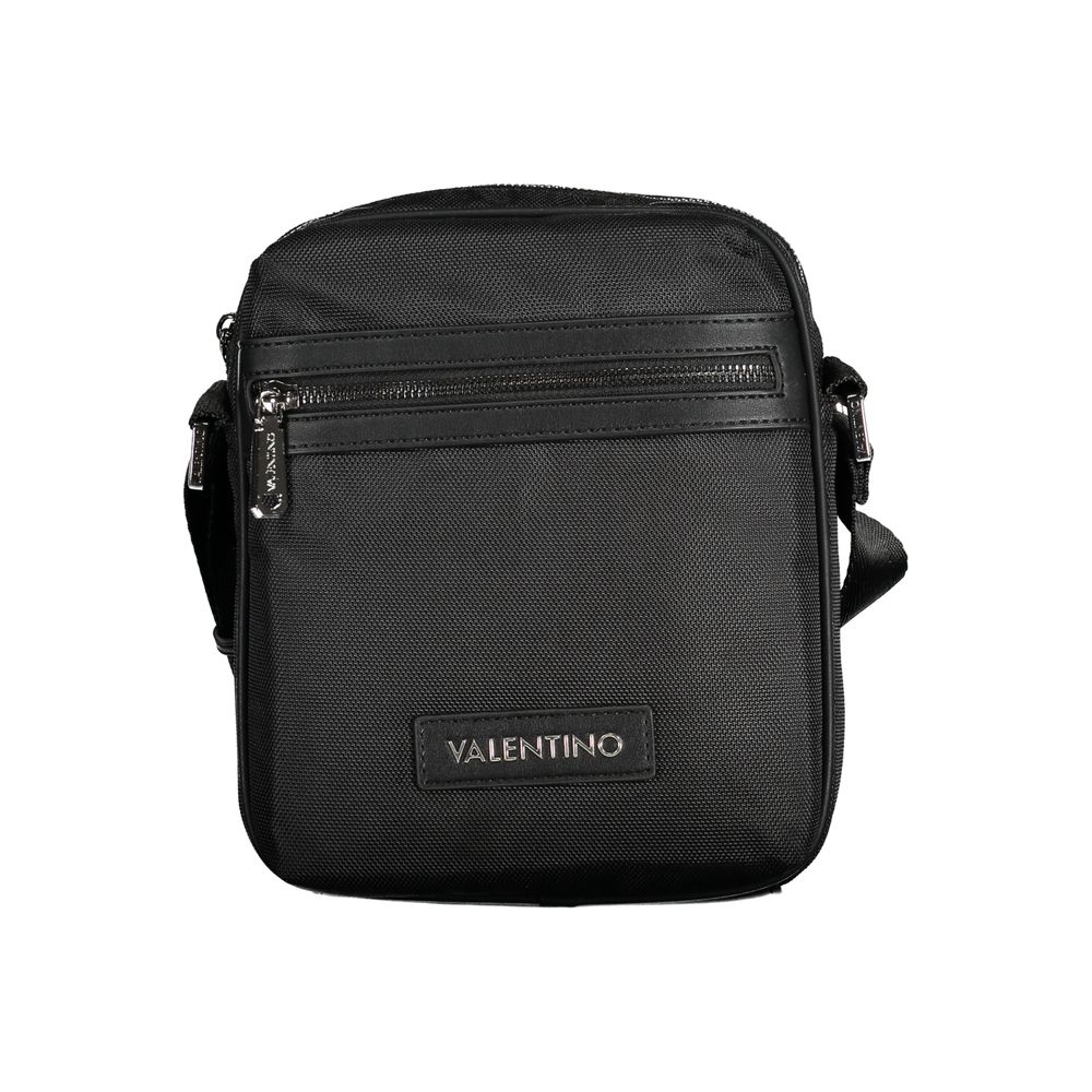 Mario Valentino Black Fabric Men's Shoulder Bag