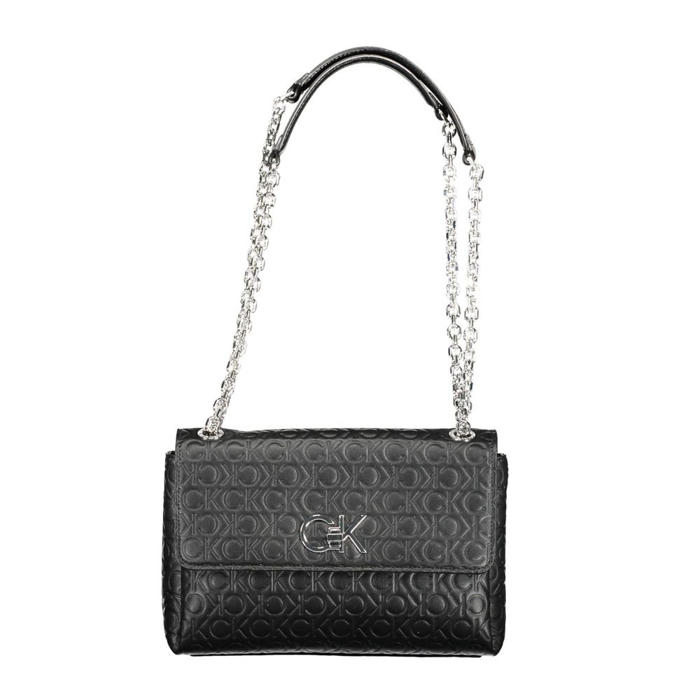 Calvin Klein Nero Leather Men Glove