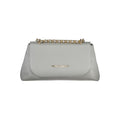 Mario Valentino Gray Polyurethane Women's Bag with Chain Shoulder Strap