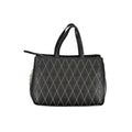 Mario Valentino Nero Poliuretano Donna Bag with Adjustable and Removable Strap
