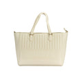 Mario Valentino White Polyurethane Womens Bag with Handles