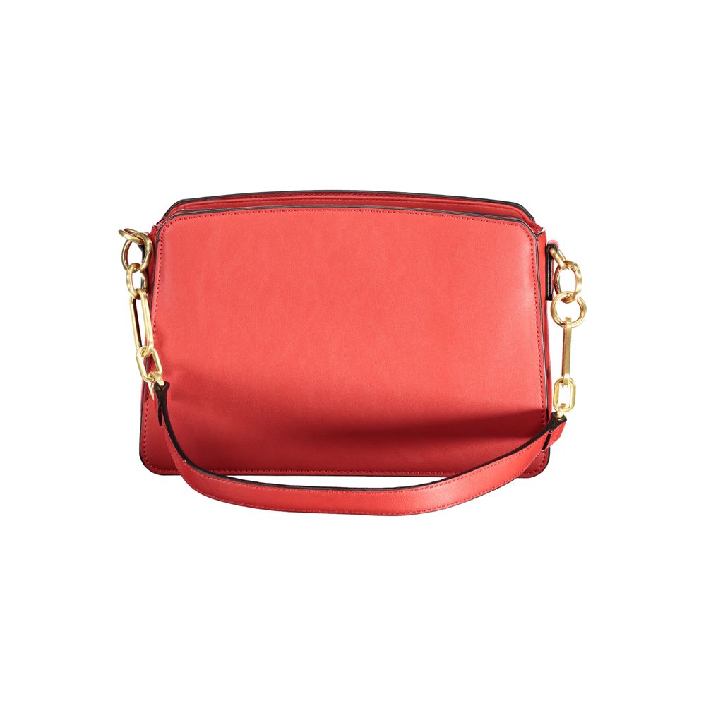Mario Valentino Rosso Polyurethane Women's Bag